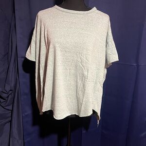 Easel Mint Green Short Sleeve Oversized Top